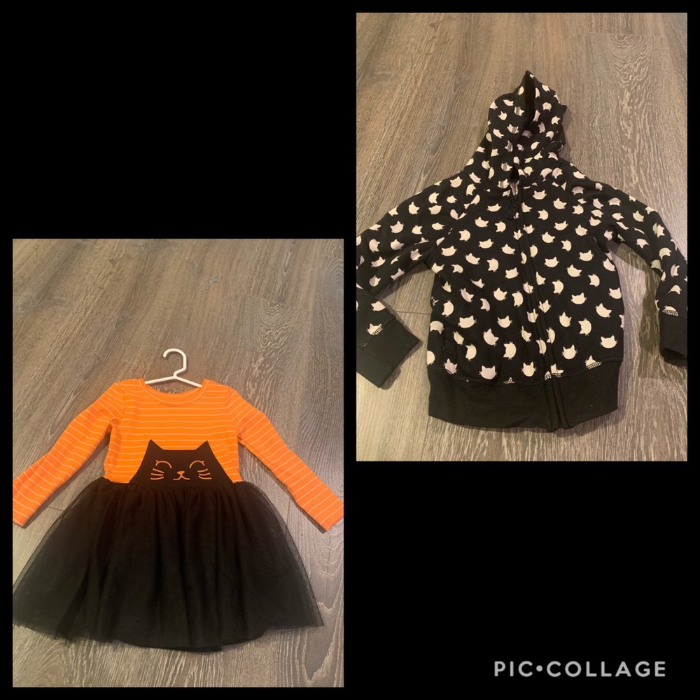 Halloween Sweater and dress, 4T